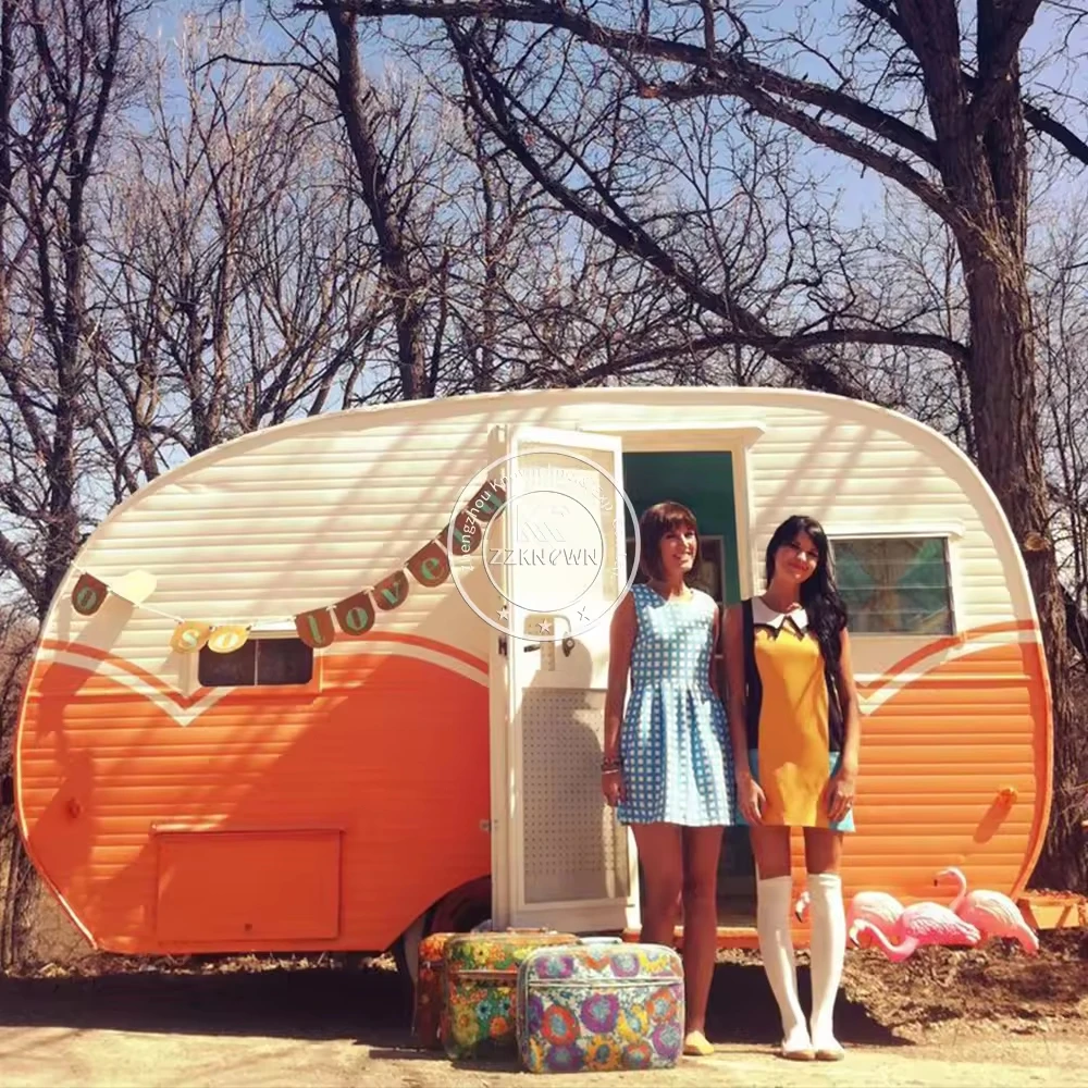 

Made in China Factory Mobile Fast Food Crepe Coffee Churros Cart Hot Dog Fast Food Trailer