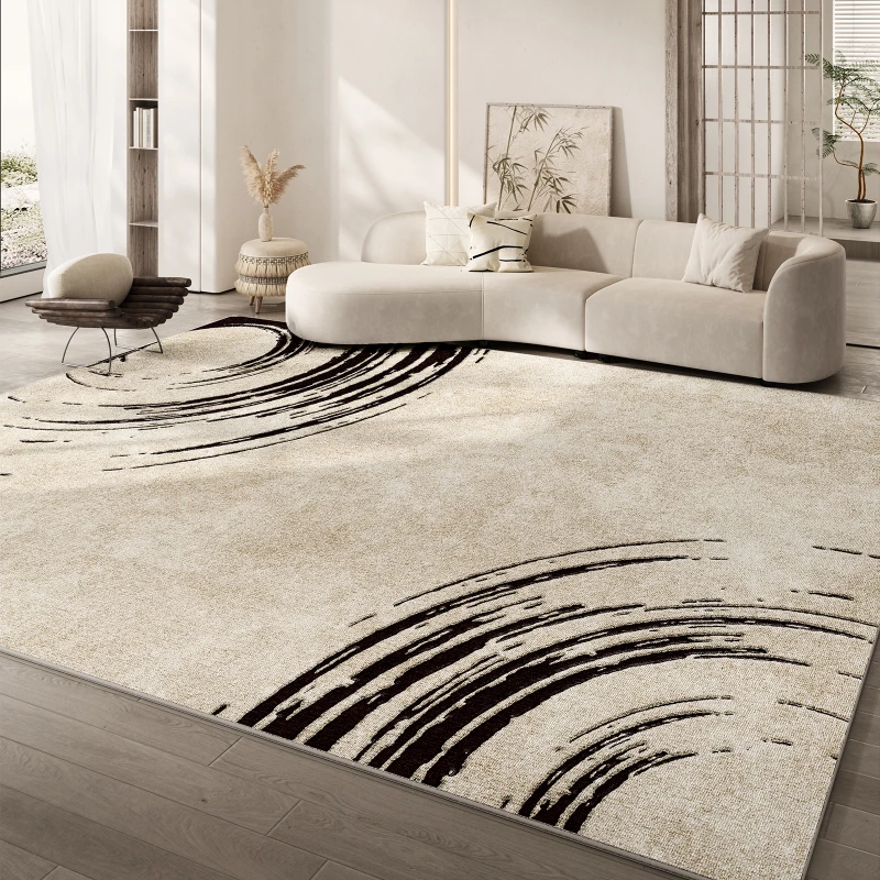 Wabi-sabi Style Living Room Decoration Plush Carpet Large Area Rugs for Bedroom Thick Anti-slip Floor Mat Fluffy Soft Lounge Rug