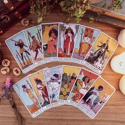 10.3*6cm The Modern Witch Tarot Deck 78 Pcs Tarot Cards for Beginners