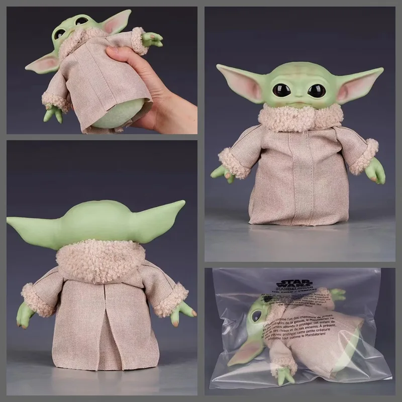 Mini Yoda Star Wars Yoda Baby Cloth Mandalorians PVC Action Figure Toys Yoda Master The Mandalorian Dolls Gifts For Childre 17cm