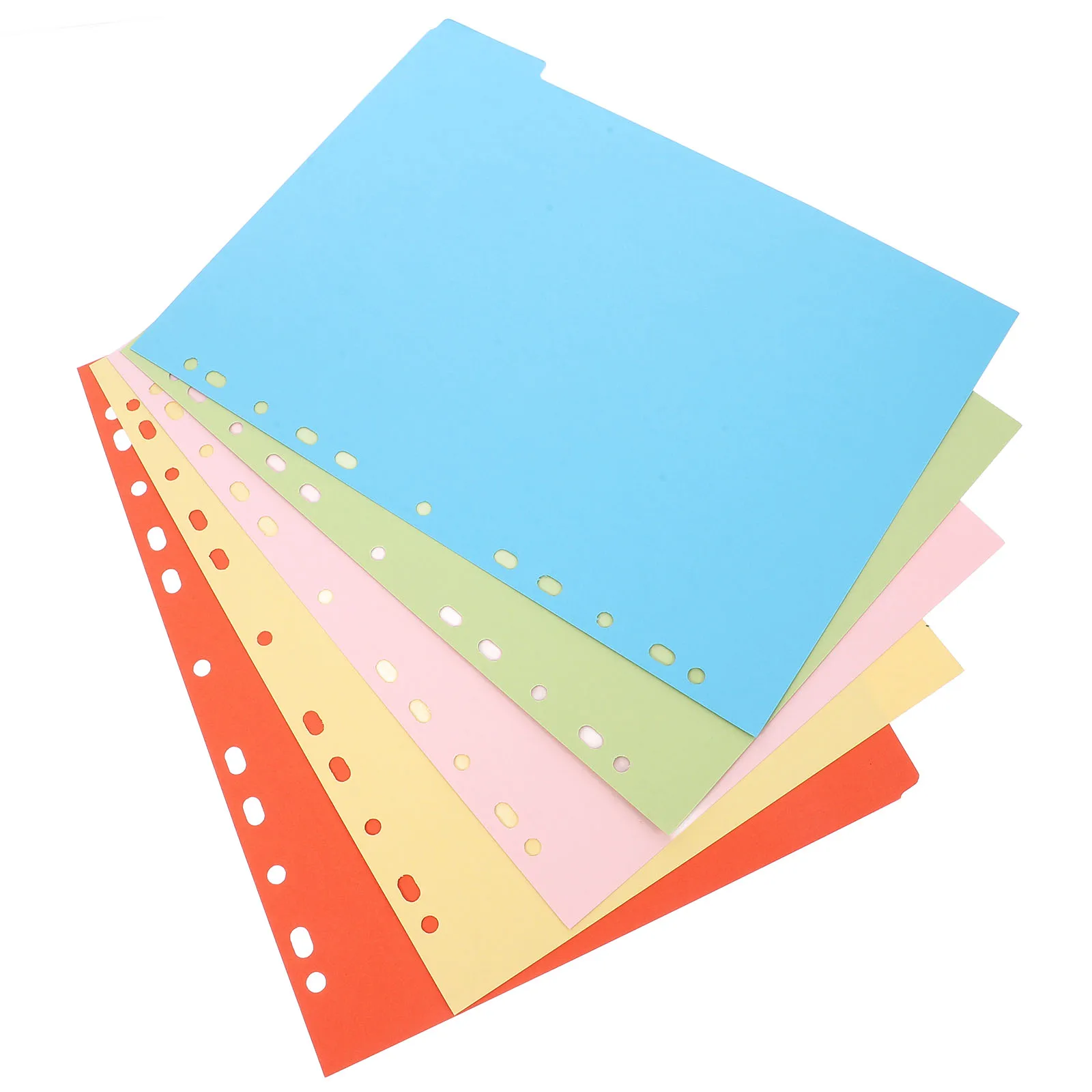 

A4 5 Index Page Separator Binder A4 Dividers For Ring Binders Dividers Notebook Paper Organize Documents Leaf Notepad