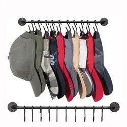 Multi-function Rails with Hooks, Simple Wrought Iron Coat Storage Hangers, Kitchen Storage Rails, Hangers Behind Doors, S-hooks