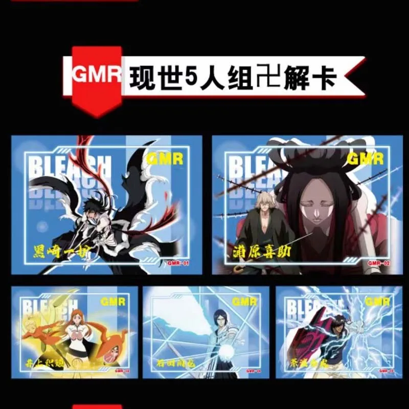 New Bleach Collectible Cards Full Set Original Collection Anime Characters Anime Cartas Games Card Box Children Birthday Gift