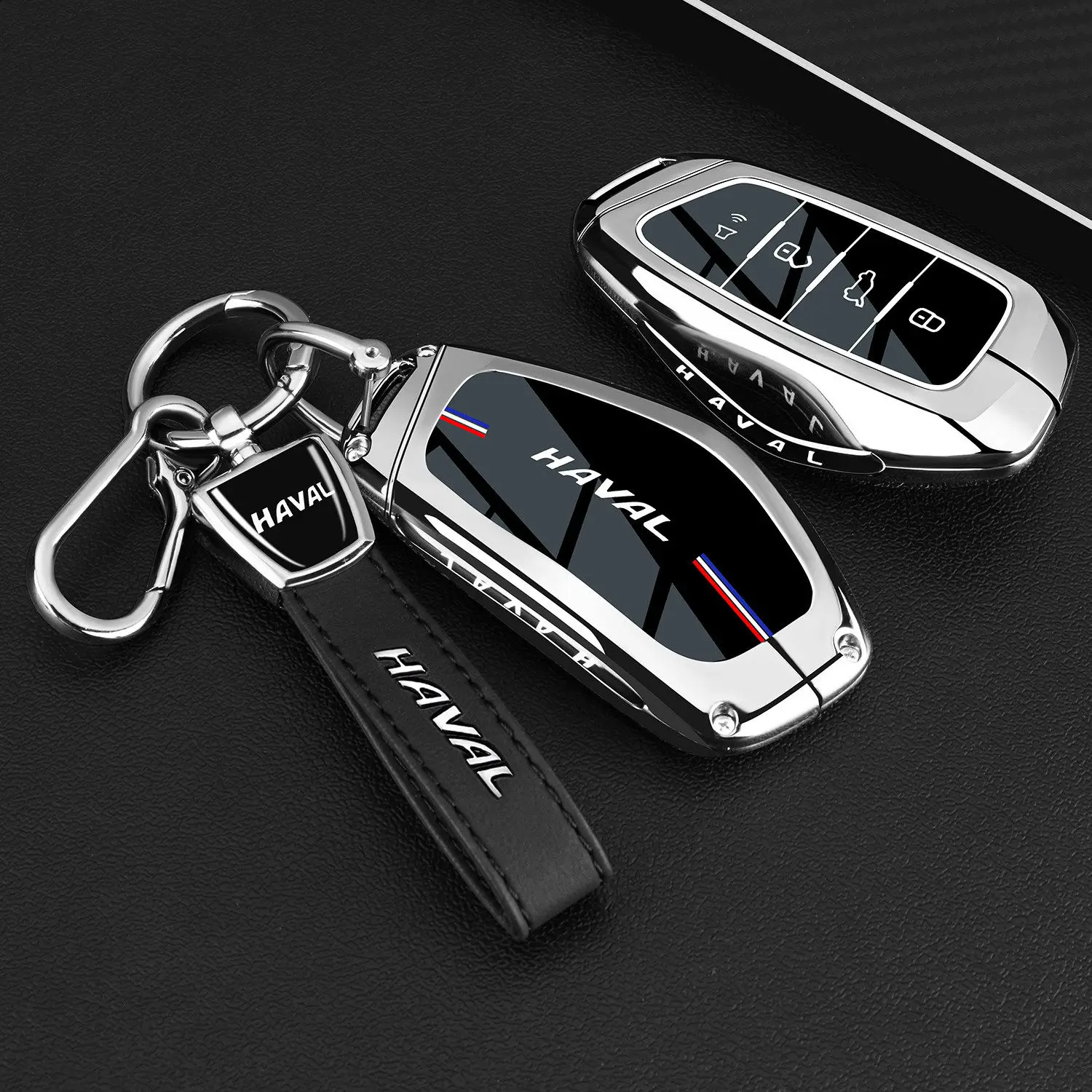2026 Haval H6L Keycase 26 New Great Wall Haval H6L Special Metal Car Buckle Modified Case for Men