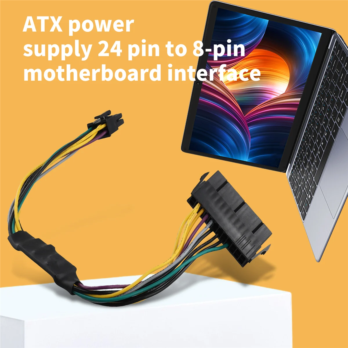 FZFZ 24-контактный на 8-контактный кабель адаптера питания ATX, совместимый с 3020 7020 9020 Precision T1700, 12 дюймов (30 см)