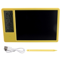 Multifunctional Electronic Desk Calendar LCD Handwriting Board With Alarm Clock Humidity Temperature LCD Message Board