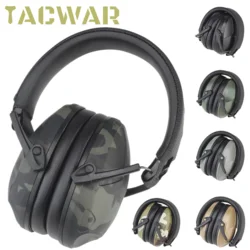 Tactical Shooter Noise Reduction Headset IPSC Anti-Noise Earmuff Hearing Protector Foldable earphones for Hunting Shooting