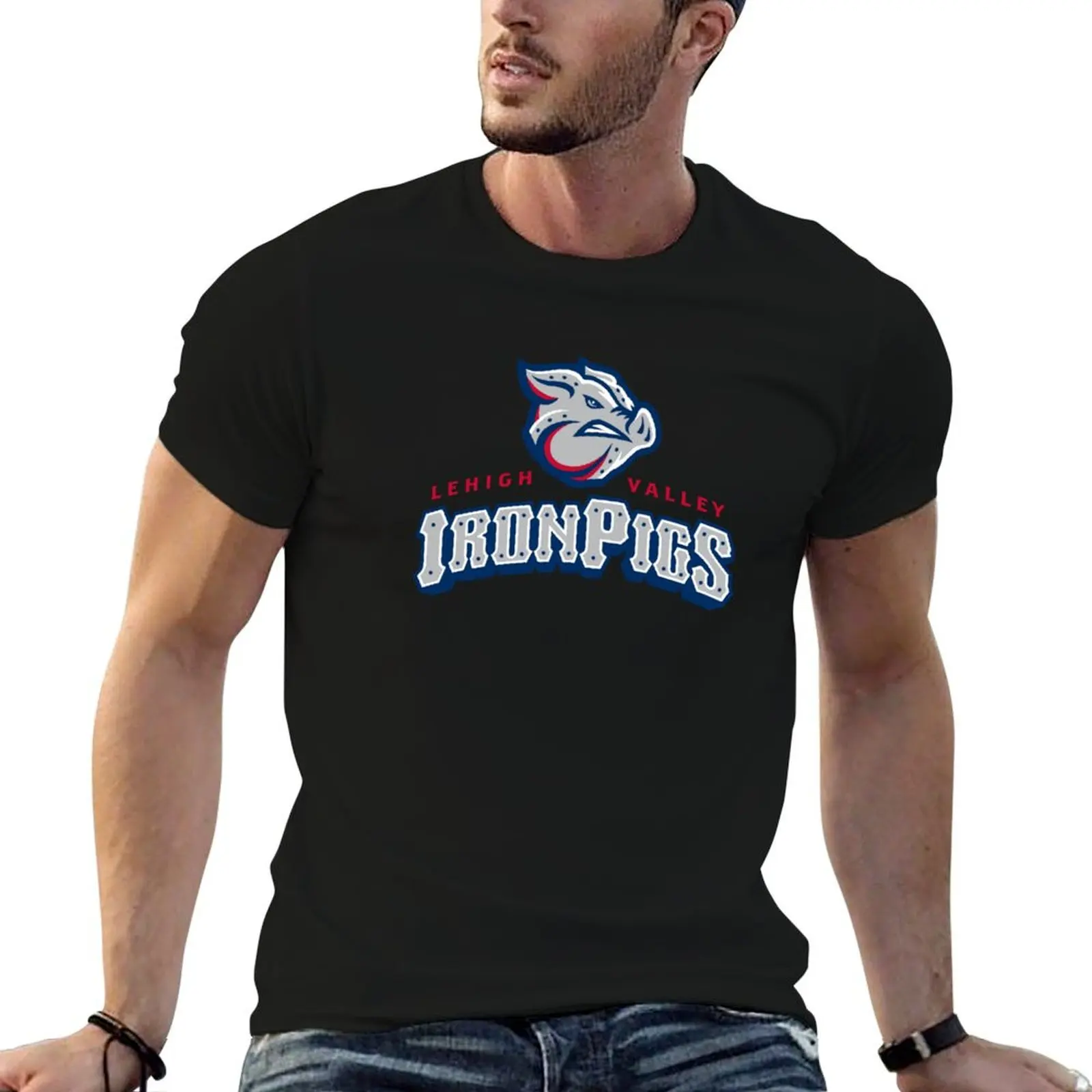 

Cheapest-Lehigh-Valley-IronPigs-Baseball T-Shirt cotton t shirts man 100% cotton tshirt 100% t shirts for man cotton T-Shirt
