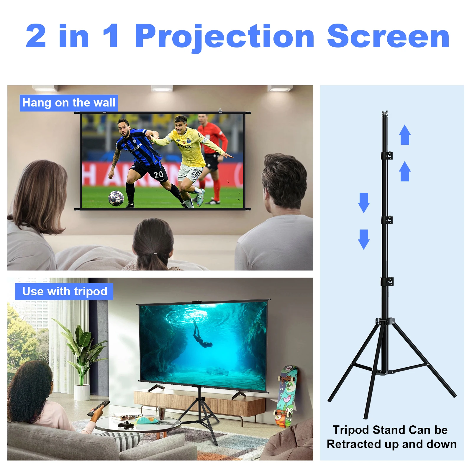 Thumbnail 4 - #2 Trending Projection Screen Stands Right Now