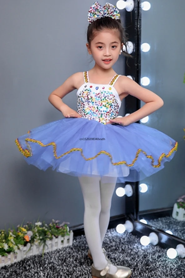 Gaun Tutu putri cantik untuk anak perempuan, gaun dansa cantik, baju balet model baru, gaun balet untuk anak-anak