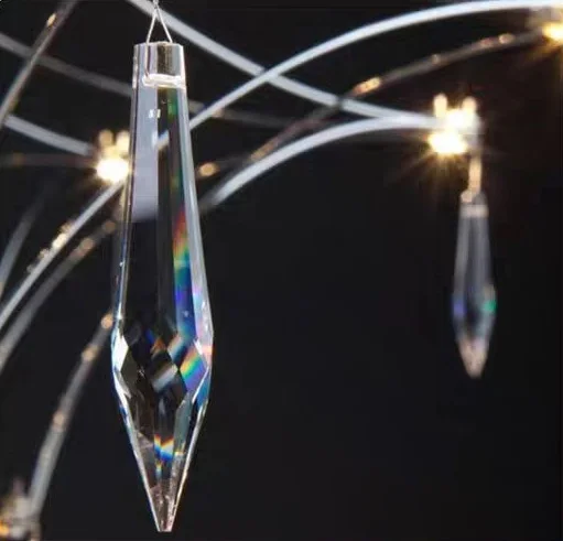 

Starry Sky Luxury Chandelier Minimalist Designer Ring Light for Villa Restaurant Shopping Mall Exhibition Hall Pendant Lighting