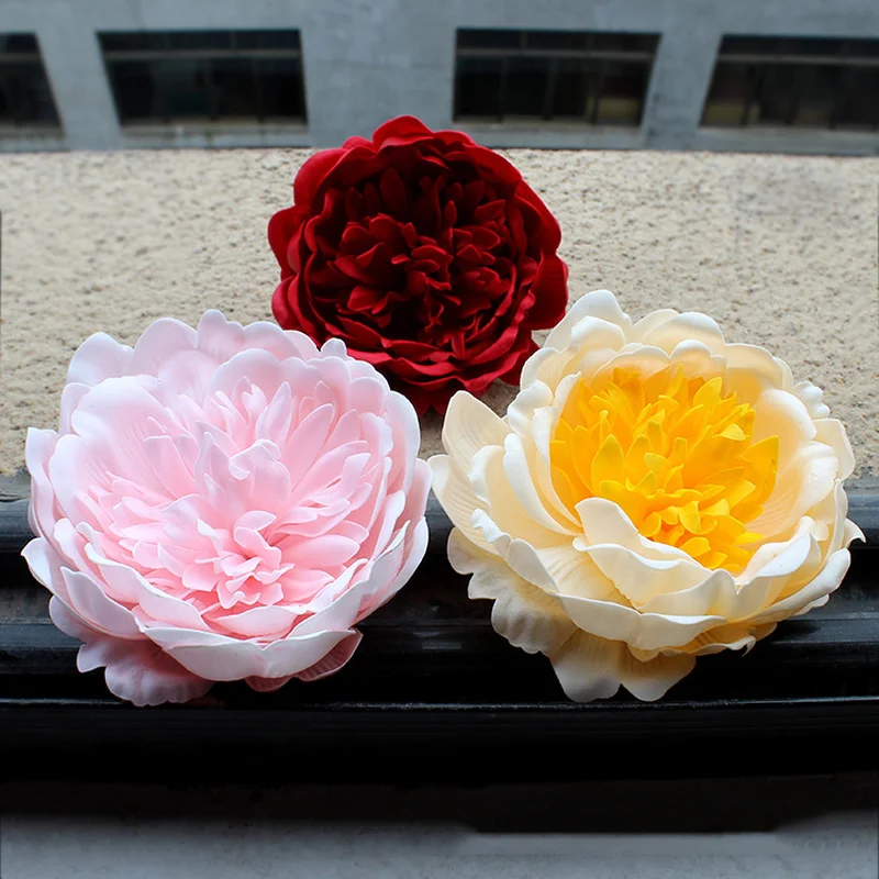 9pcs Eternal Flower Head Soap Peony Flower Soap  Paeonia Shop Decoration Fragant Peony Head Soap Gift Soap with Box Shampoo