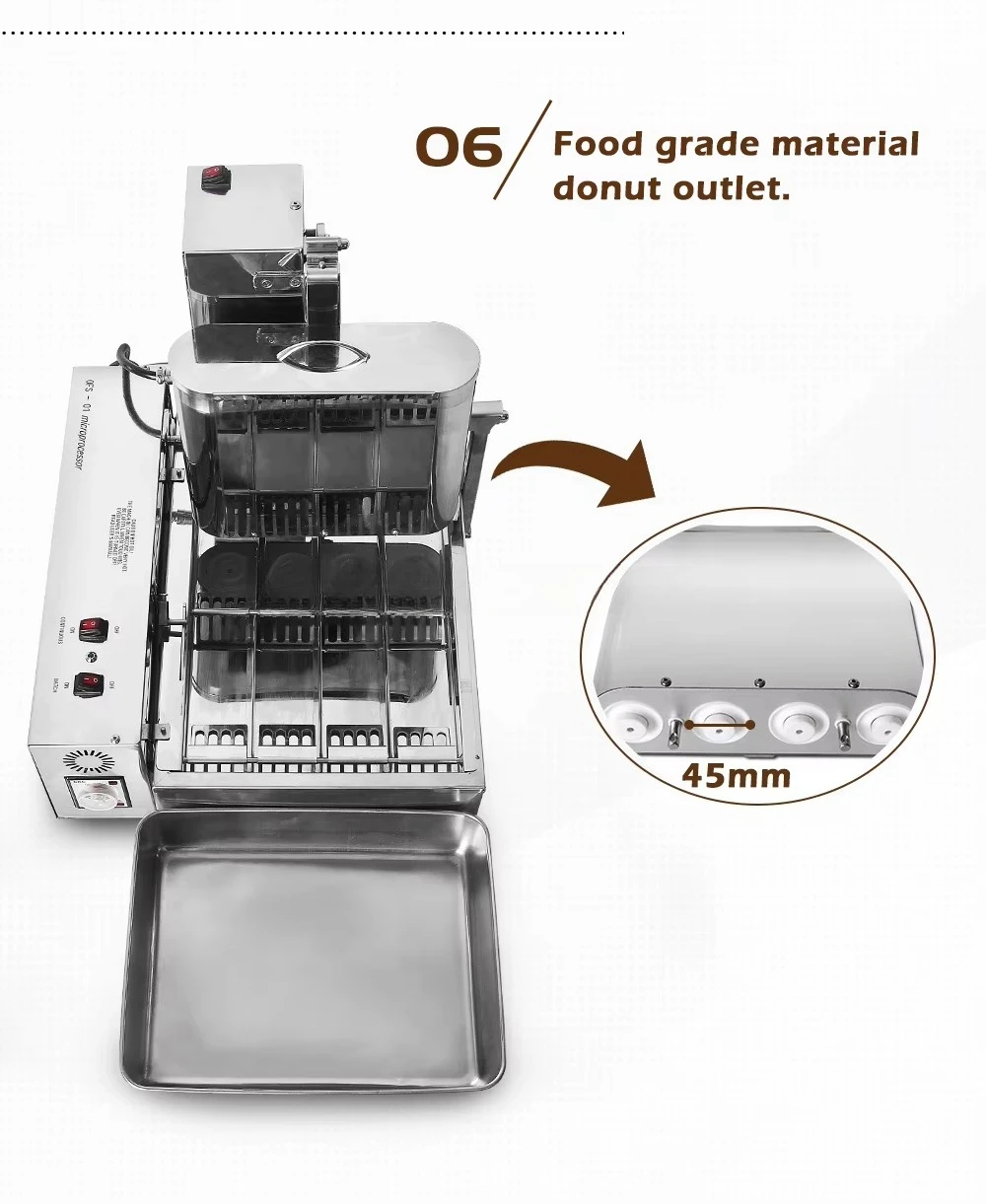 

Коммерческая автоматическая 4-рядная машина для производства пончиков/коммерческая машина для изготовления пончиков/машина для изготовления теста