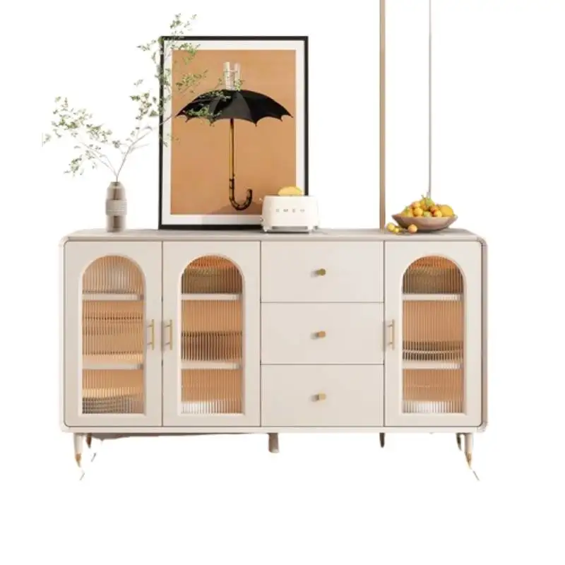 Matching Beauty Living Room Cabinets Open Shelves Glass Display Cabinets Wooden Prefabricated Gabinete De Almacenamiento Home