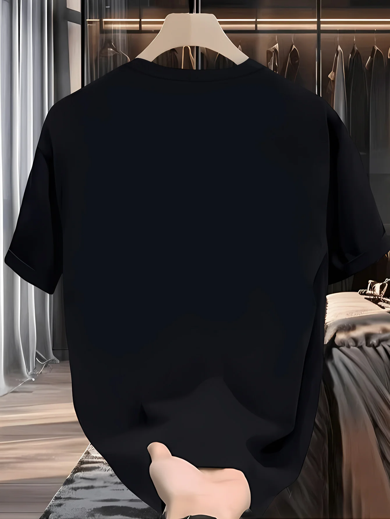 Men S Black Ruby  Jennie Graphic T-Shirt - Casual Crew Neck  Summer Tee with Intricate Face Print Perfect Gift for Him