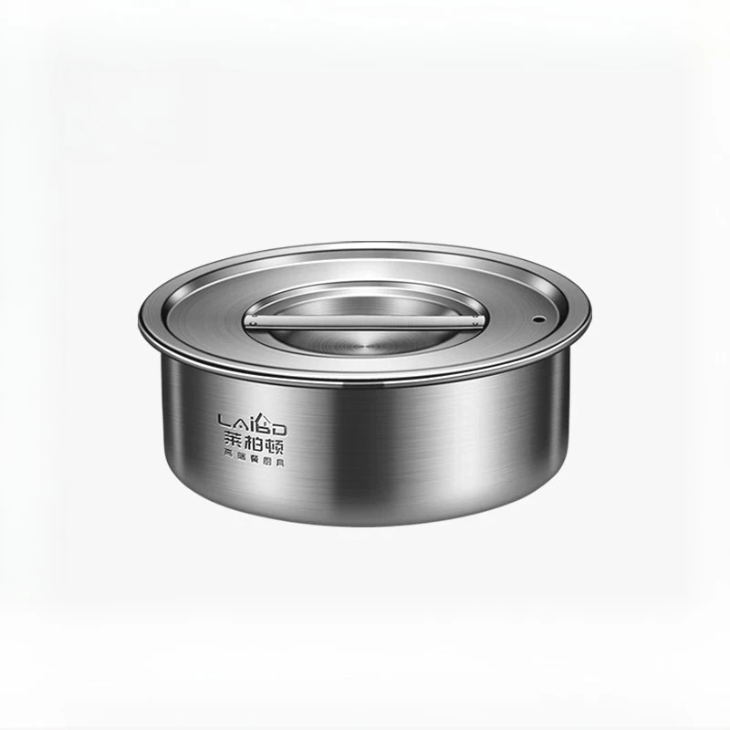 

LTT stainless steel steamed egg bowl household with lid Egg custard special stew cup Steamed vegetable bowl with lid