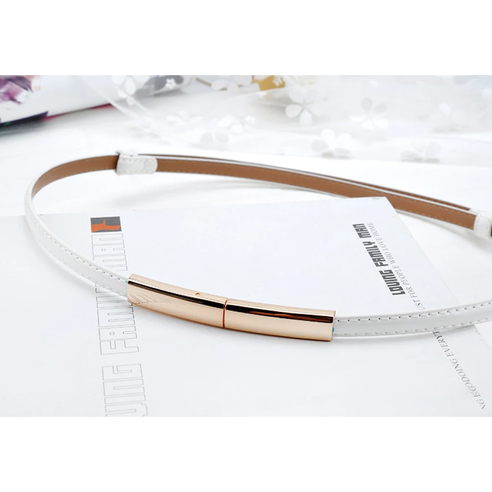 

Thin Belt Women Dress Accessory Elegant Wedding Decor Chic Fashion Long Material Bridal Party Costume Simple Stylish Waistband