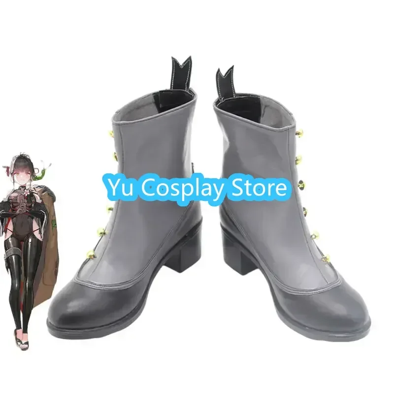 Shinonome Akito Scarpe Cosplay Gioco Puntelli Cosplay Stivali di Carnevale di Halloween Scarpe in pelle PU su misura