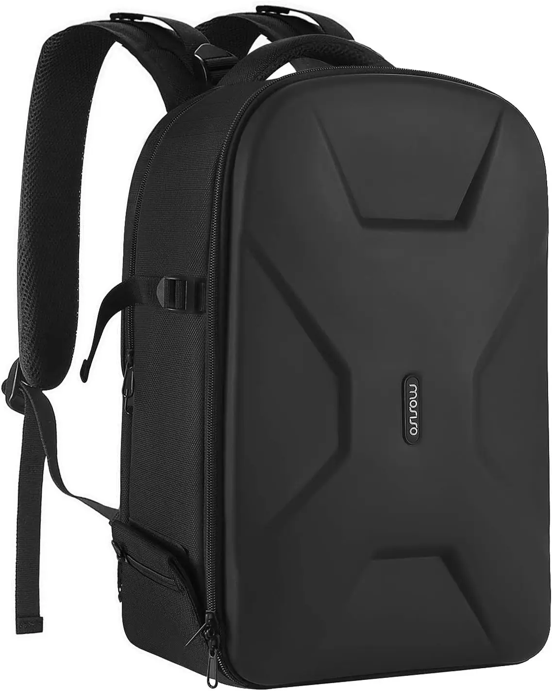 Camera Backpack, DSLR/SLR/Mirrorless Photography Camera Bag | 15-16 inch Waterproof Hardshell Case with Tripod Holder&Laptop Compartment Compatible with Canon/Nikon/Sony, Black