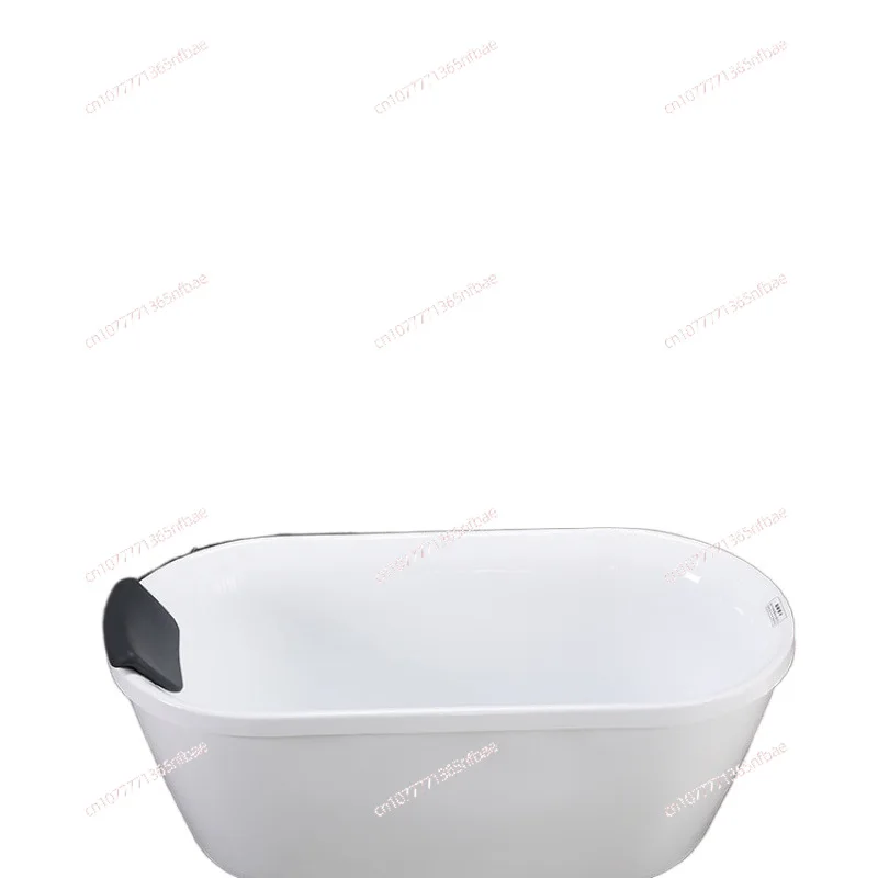 

Acrylic household adult free-standing movable small apartment children's small bathtub