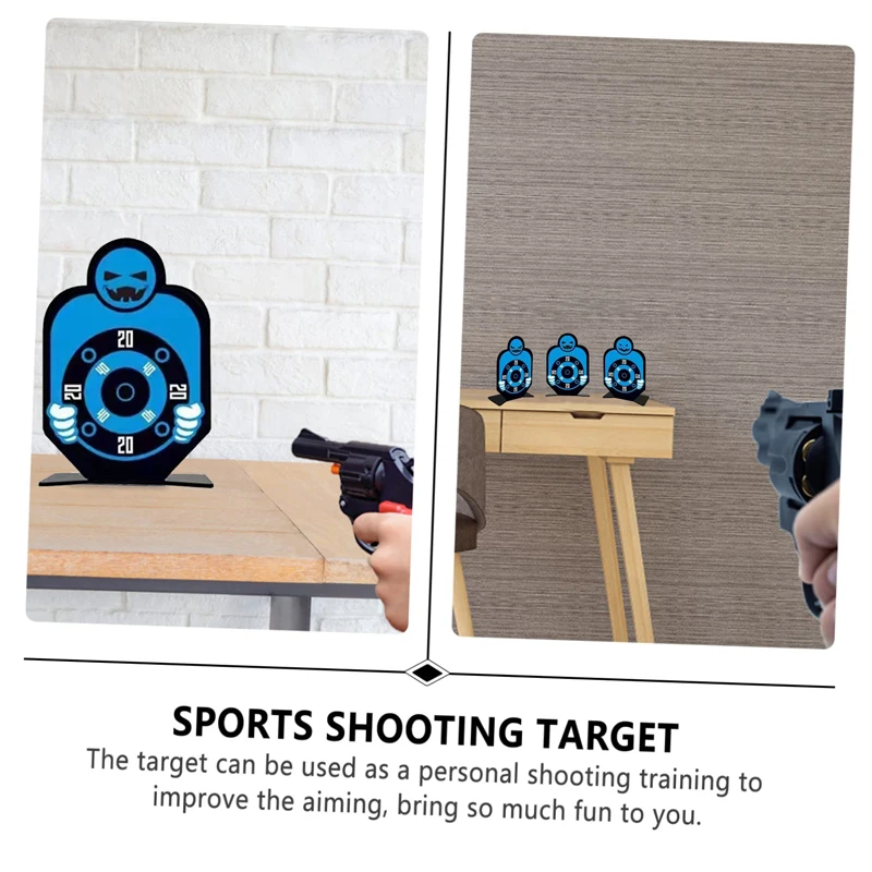 1/3PC Stainless Steel Target Slingshot Soft Bullet Target Shooting Practice Slingshot Accessories Metal Iron Targets Toy Target