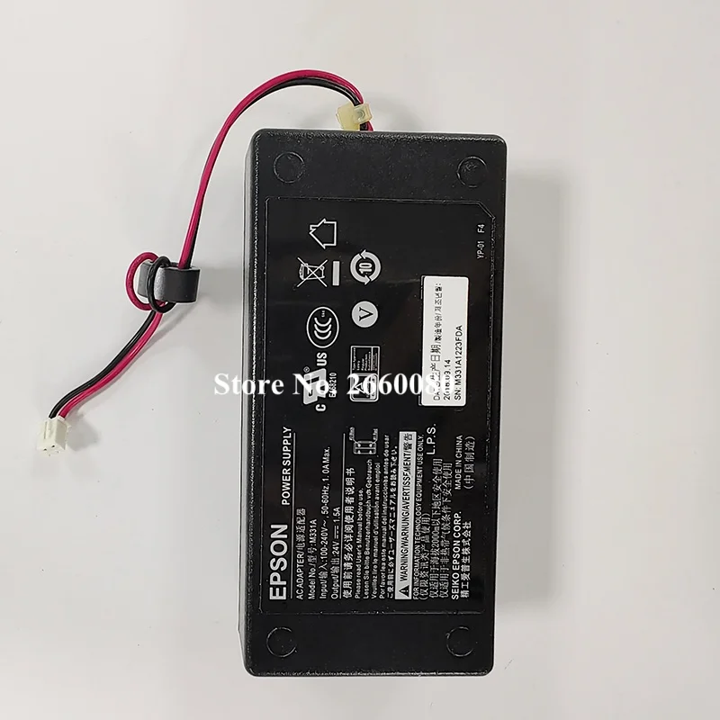 

Оригинальный адаптер питания TM T82 1,0 А 1A568 Вт M331A для Epson TM-T82 TM-T8II TM-T20 t82 t8ii Запчасти для принтера чеков POS