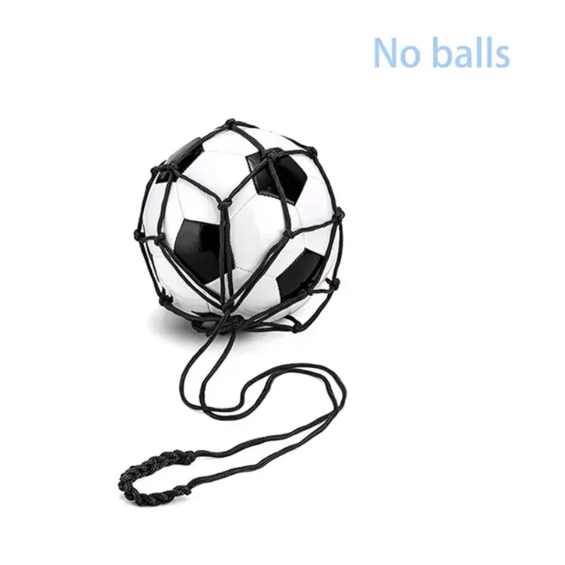 الشباب كرة القدم المدرب الذاتي ركلة صافي الجيب المهنية في الهواء الطلق الرياضة النايلون صافي كرة القدم كرة حمل حقيبة الصلبة شبكة كرة السلة حقيبة