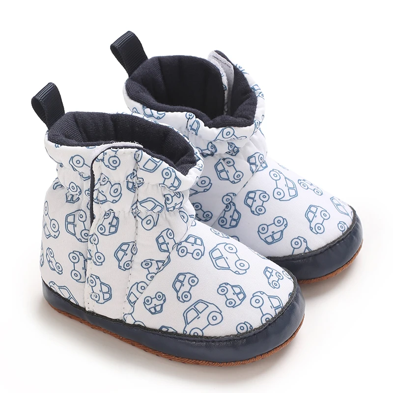 Bottes en coton doux de dessin animé pour bébés, chaussures pré-marchées pour nouveau-nés, adaptées au printemps et à la mode d'automne, haute qualité, 0-18m