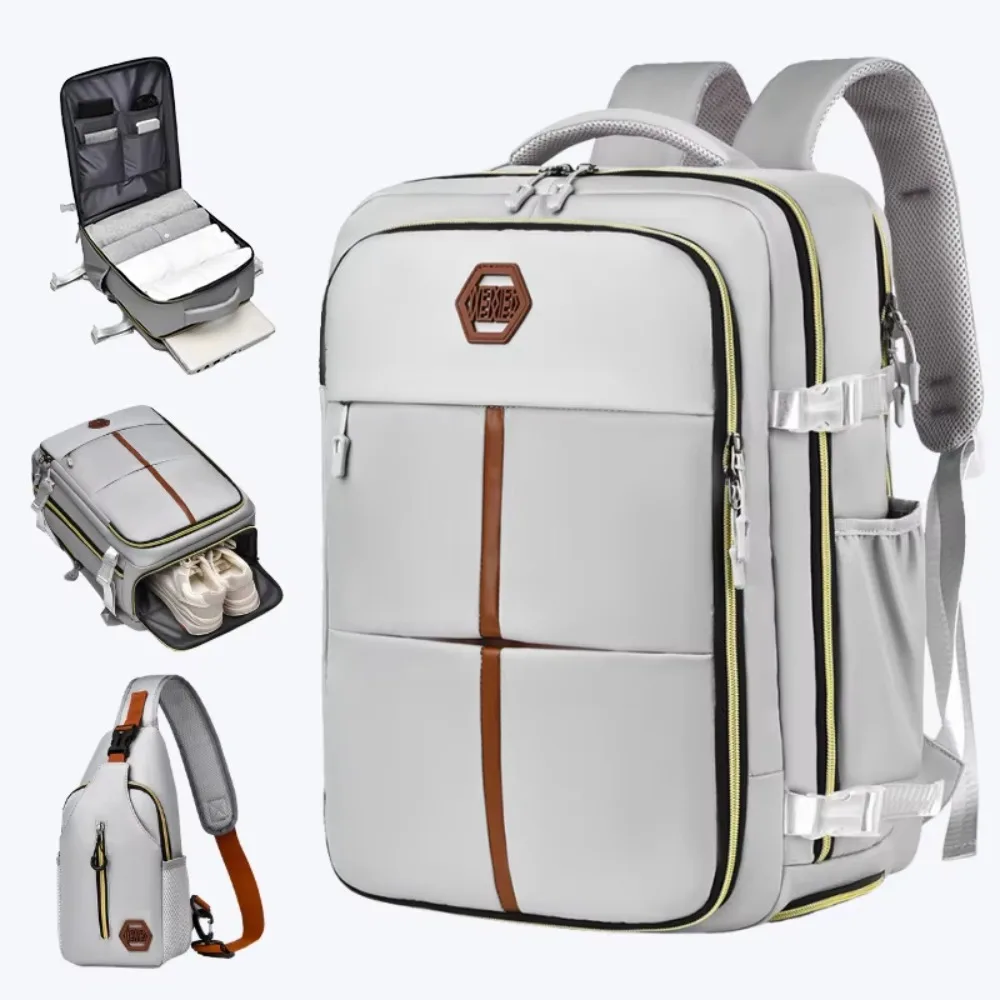 

Custom logo waterproof travel bag custom school student laptop carry backpack shoe box multi-layer storage