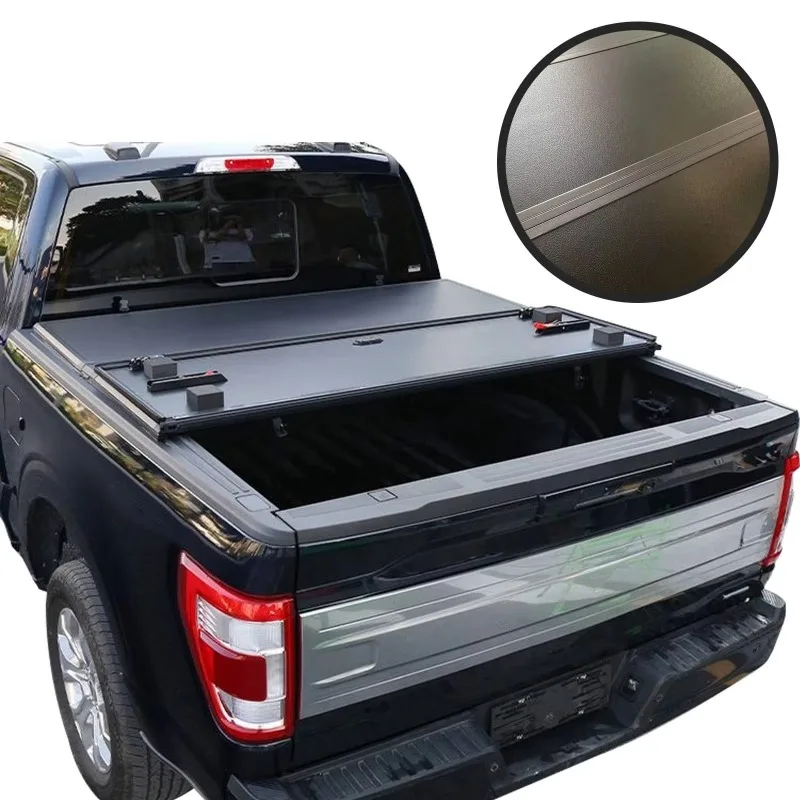 Pickup Truck Bed 3 Fold Cover in Stock Customizable and Adaptable Vehicle Component Accessories