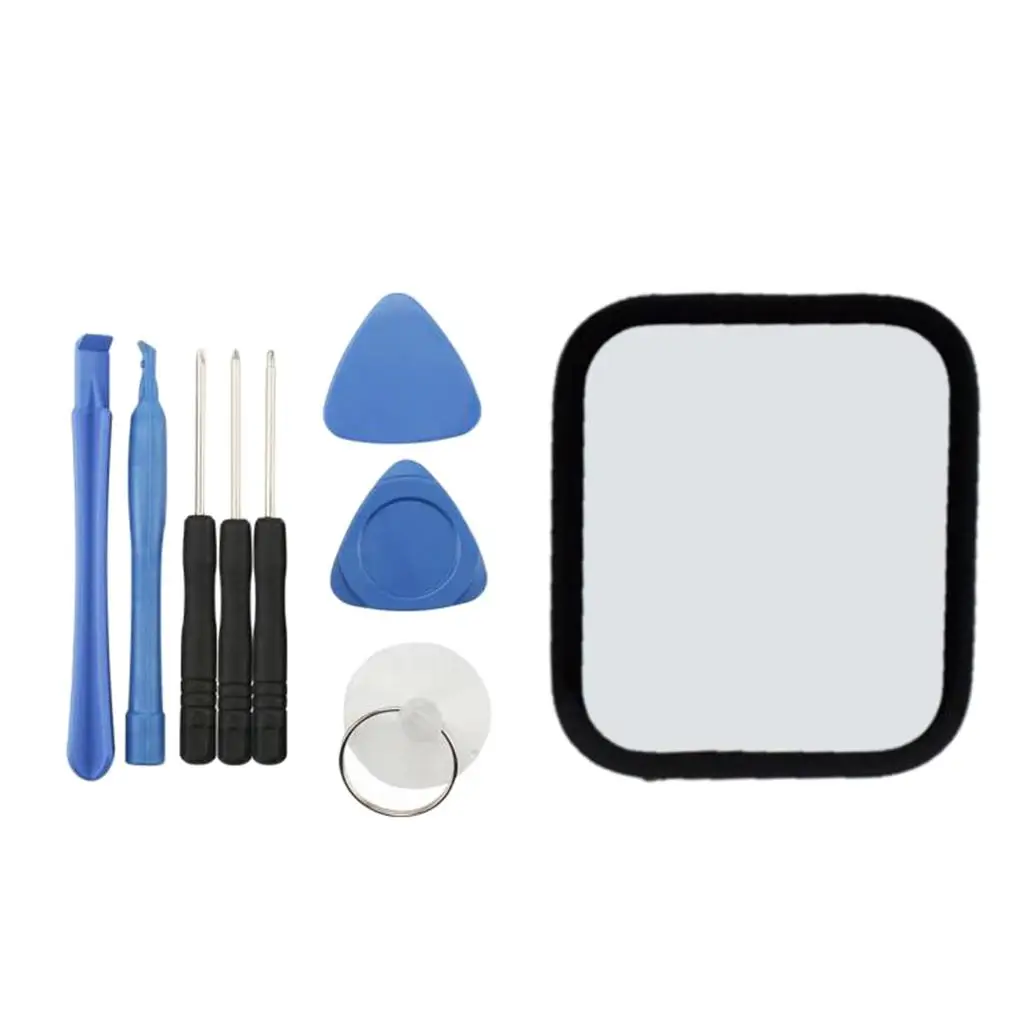 Crystal Glass Watch Front Outer Screen Replacement Repair Kit for Iwatch Series 5 Outer Glass Self Install