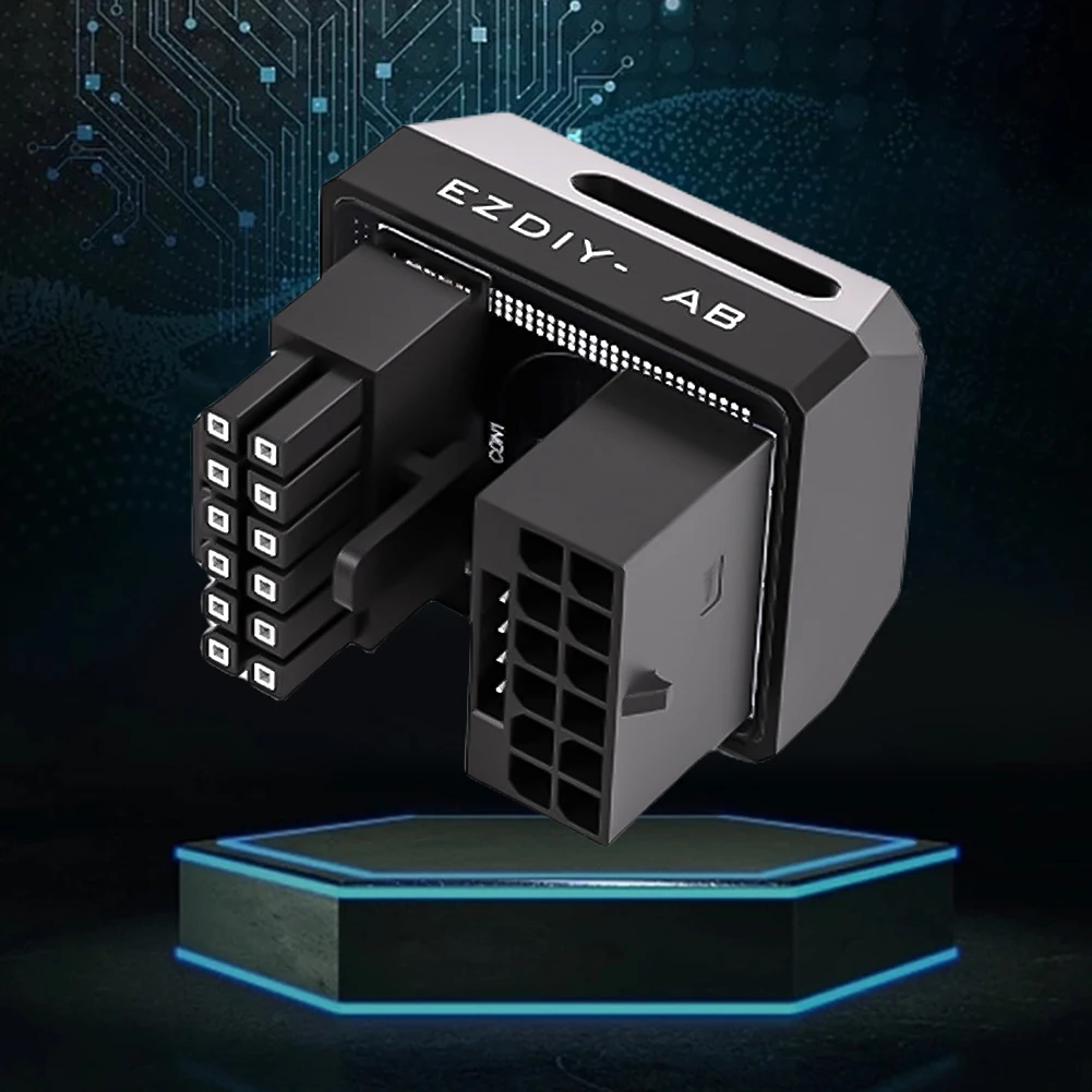 

16-контактный разъем питания графического процессора Pcie 5,0, адаптер питания графического процессора «папа-мама» для 12 + 4-контактный RTX 3090Ti 4070Ti 4080 4090