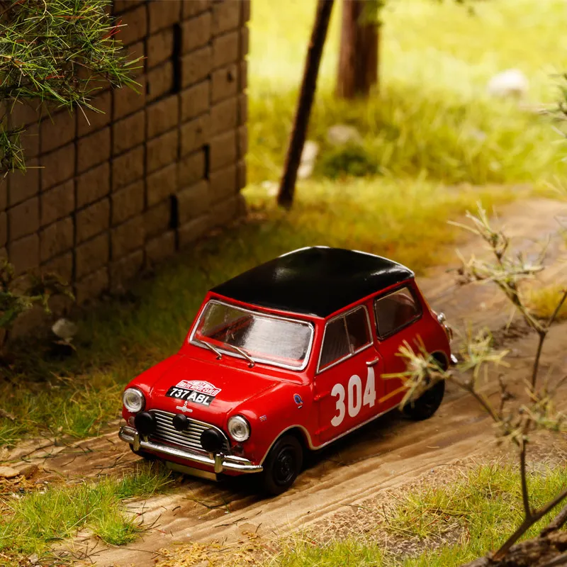 GCD 1:64  COOPER Monte Carlo racing simulation alloy car model