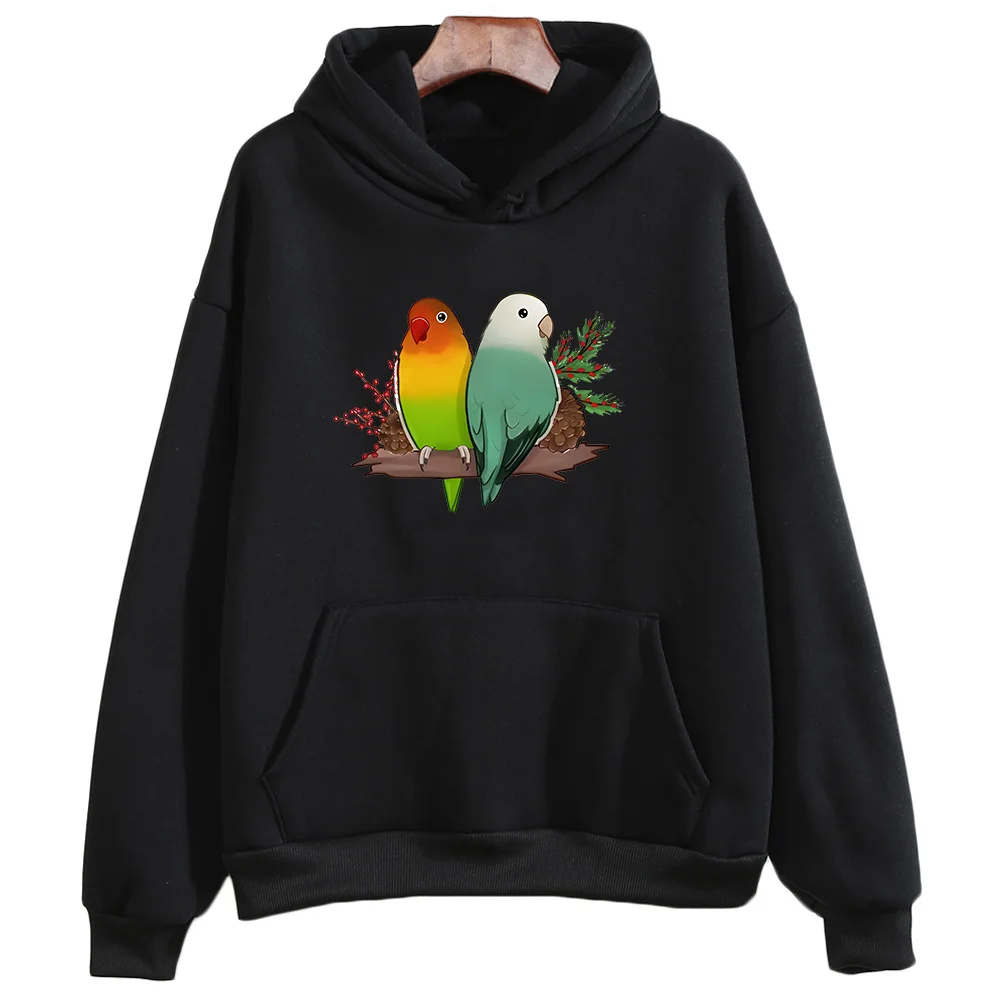 Free Birds Hooded Graphic Printing Harajuku Kawaii Sweatshirts for Autumn/Winter Fleece Cute Clothes Sudaderas Manga Pullovers