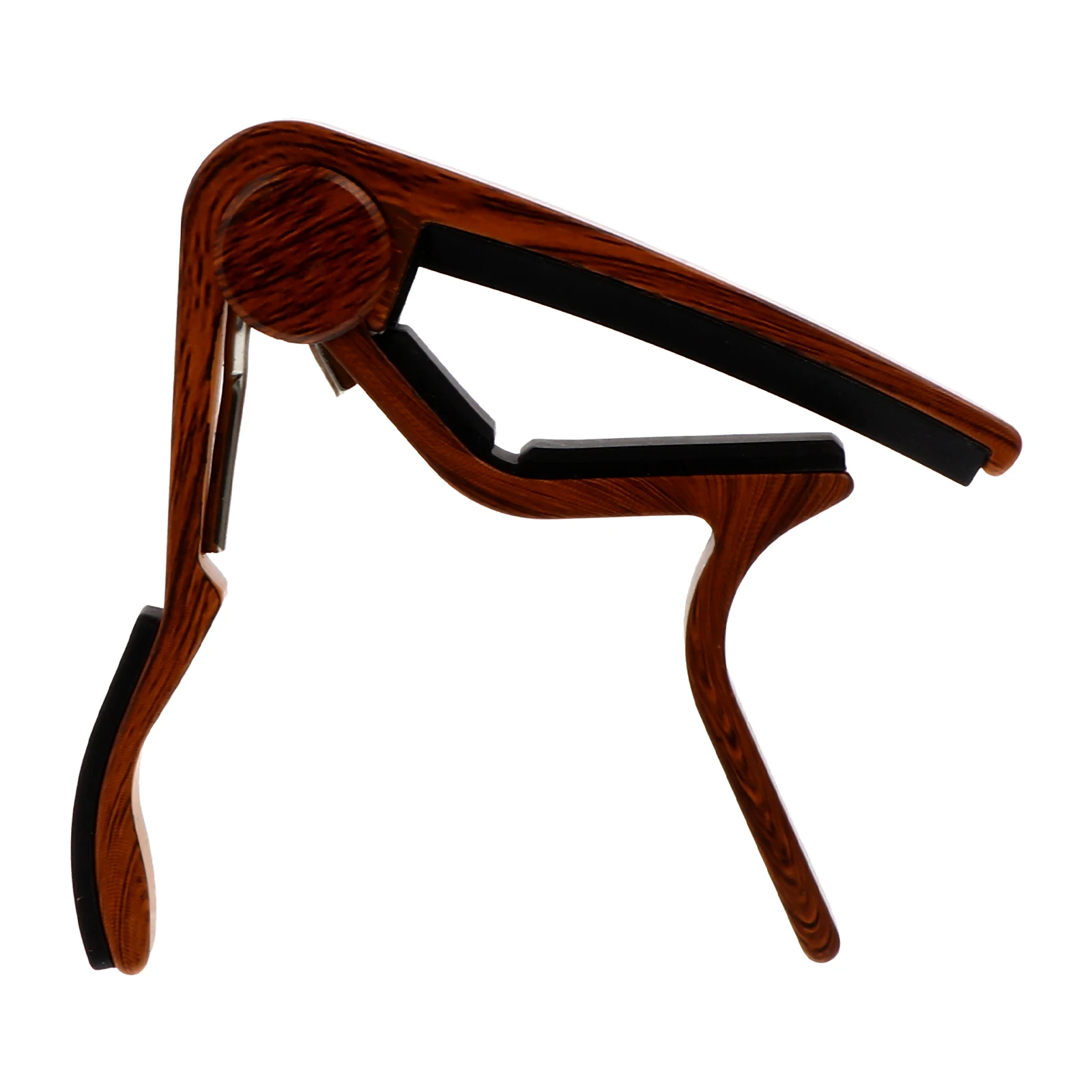 

Aluminium Alloy Guitar Capo Brown Finish Firm String Tension Protects Scratches Suitable Beginners Experienced Ukulele Capo Clip