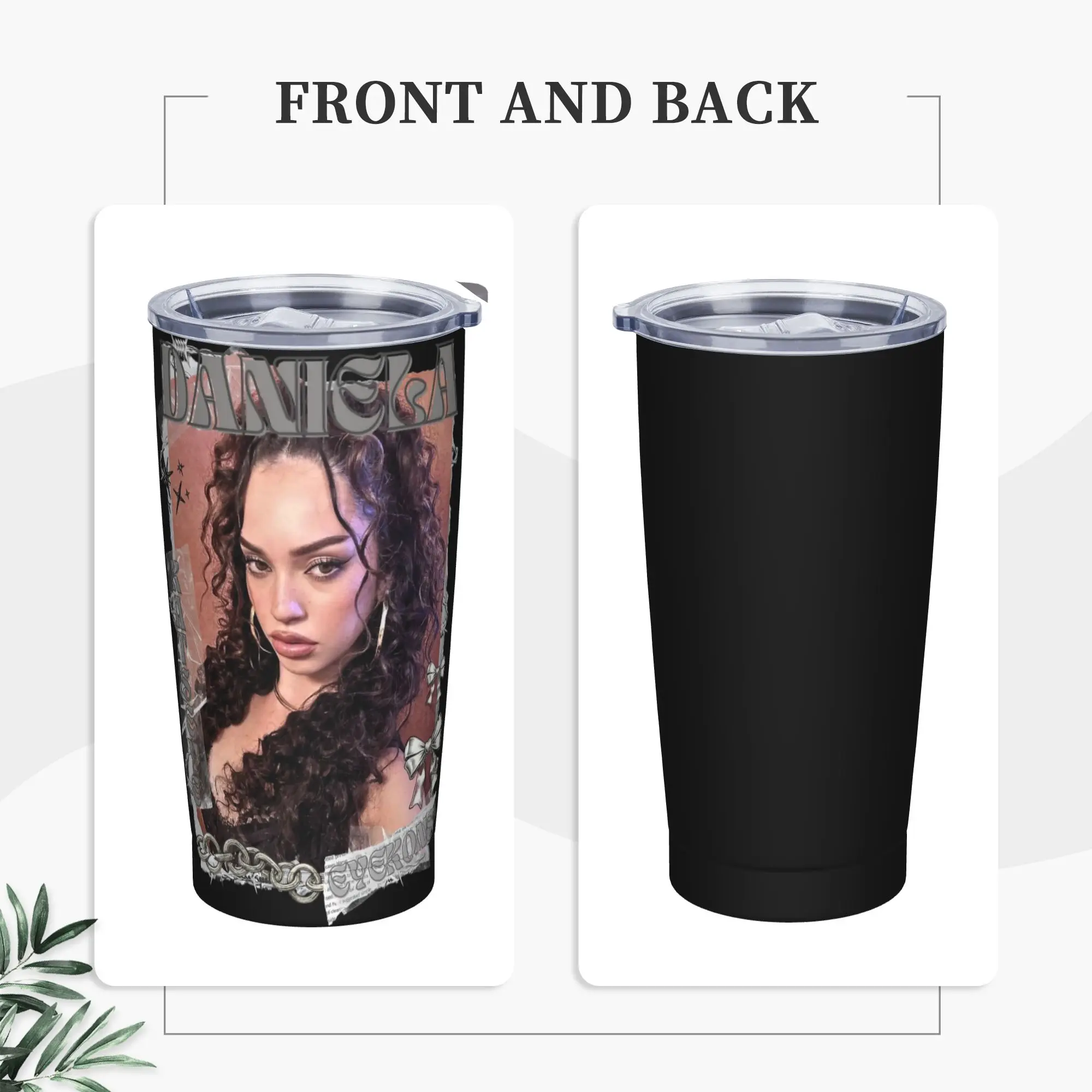 Stainless Steel Tumbler KATSEYE Daniela Kpop Y2K Group Coffee Mug  Keep Heat Hot Drinks Car Mugs Beach Water Bottle