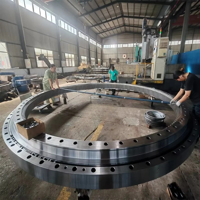 Internal Gear Slewing Bearing Stainless Steel 2000 Nm Moment Rating for Excavators China Factory Direct Supply High Load