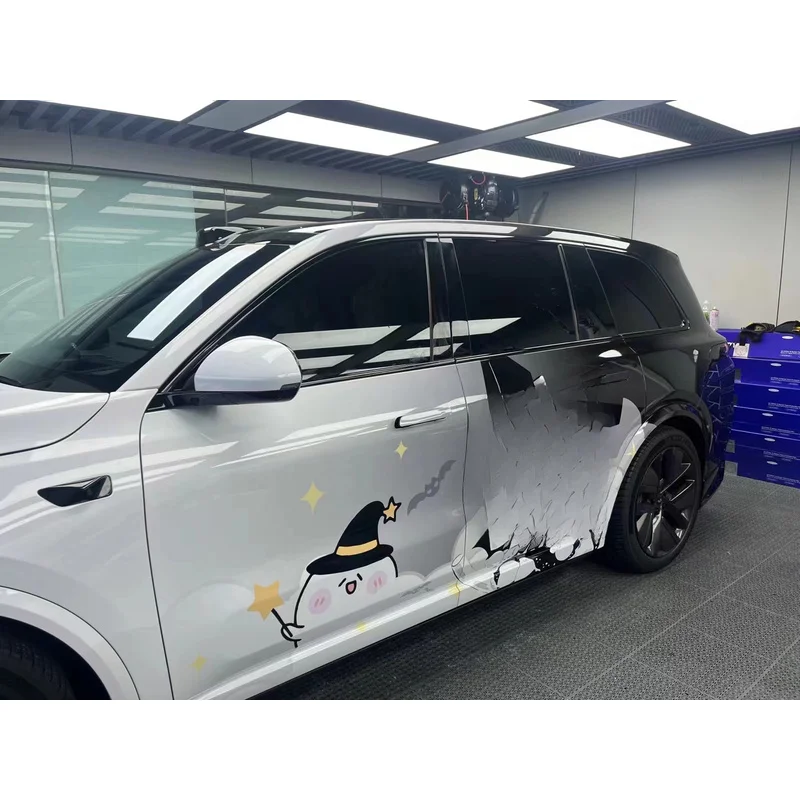 High Quality Durable Color Change Film Car Wrap Graffiti Gradient Sticker Personalized Auto Decal Vinyl Wrap