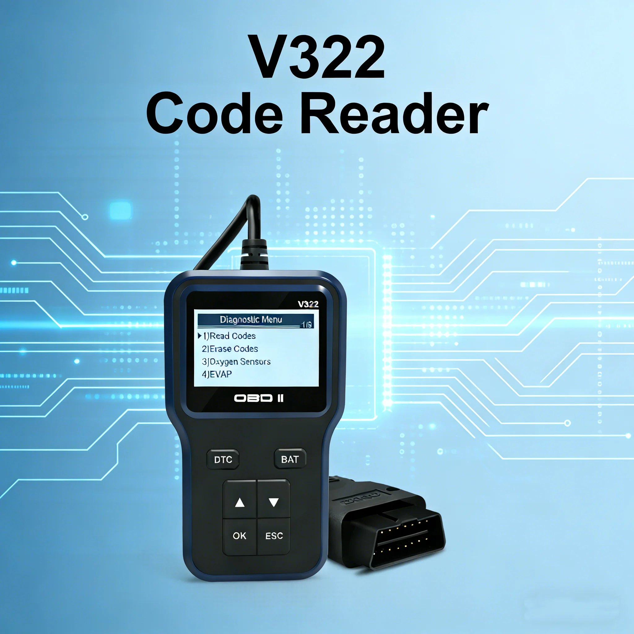 V322 Automotive Engine Fault Car Maintance Tool Scanner Diagnosis Code ...