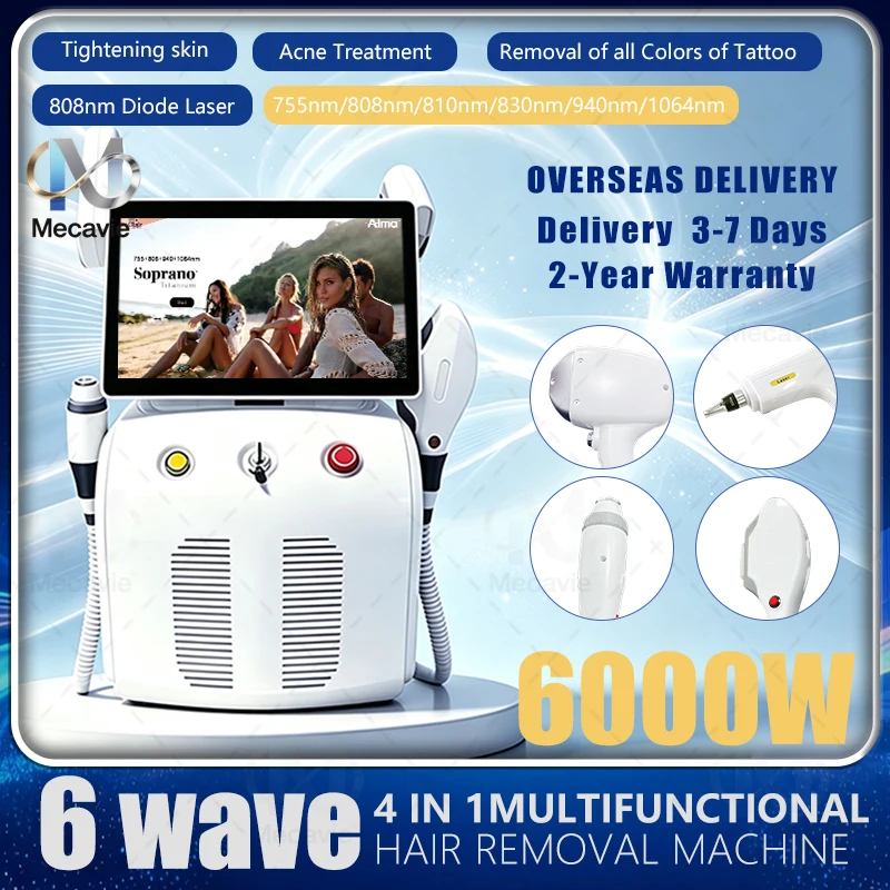 IPL Diode Laser RF Pico Technology Integrated 4-in-1 Advanced Skin Care Device Comprehensive Solution for Hair Acne and Wrinkl