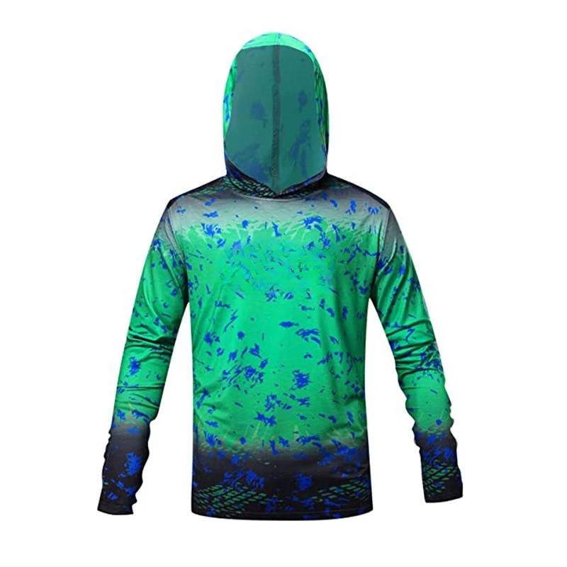 Imagem -03 - Hoodie Manga Comprida para Homens Camisas de Pesca Camisola Seca Rápida Vestidos de Verão Jersey Respirável Roupas de Pesca uv Novo 2023