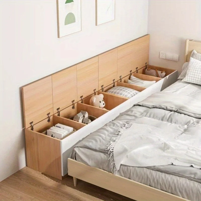 

Balcony locker Floor-to-ceiling wardrobe Bedroom long cabinet Wall storage gap cabinet Bed head and tail crack storage cabinet