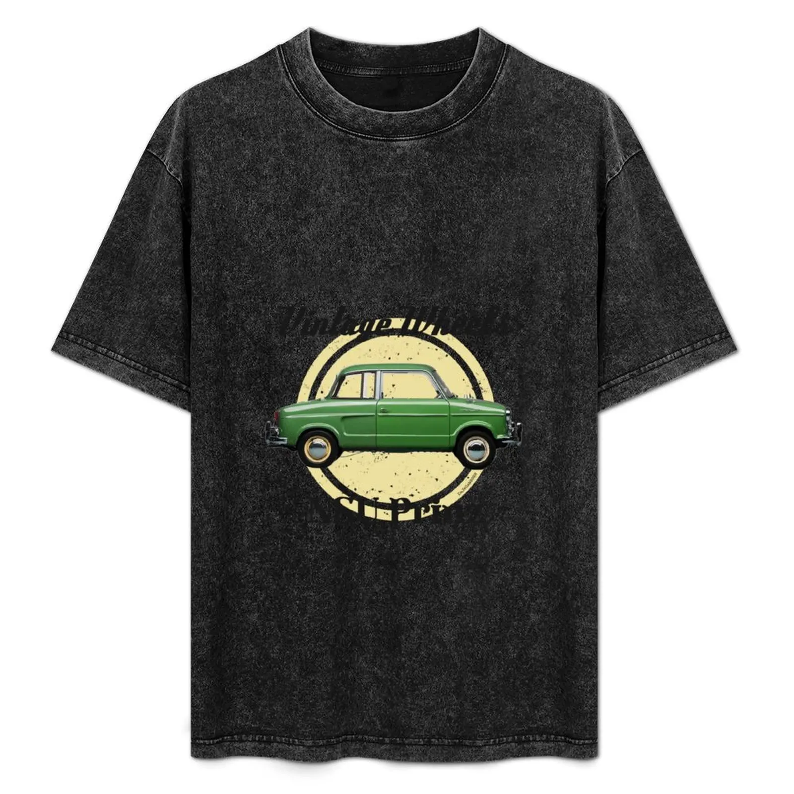 Vintage Wheels - Camiseta NSU Prinz, camiseta básica de algodón suave al tacto