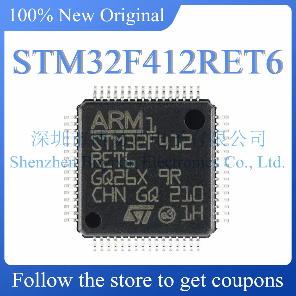 Nouveau produit original STM32F412RET6 LQFP-64