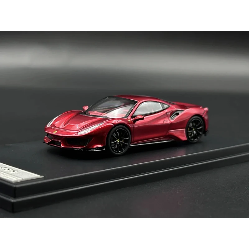 Capô do motor aberto Diecast carro modelo, Ichiban Novitec, coleção brinquedos miniatura, 1:64 IM Diecast, 488