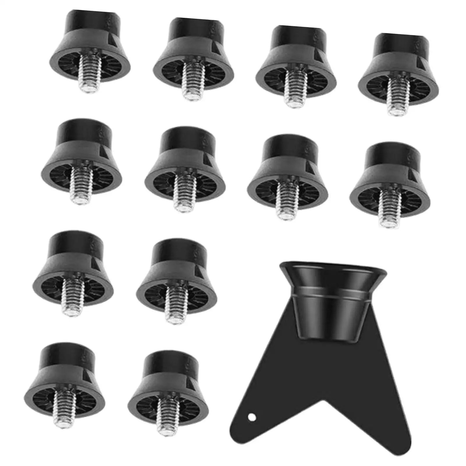 

Football Boot Spike Replacement Set Stable Conical Design Nylon Spikes for Soccer Shoes and Track Athletic Sneakers
