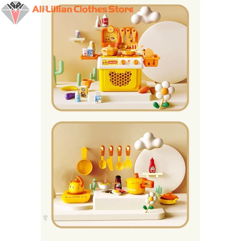 ⭐   23/25/32 個シミュレーションキッチンツール子供ロールプレイングおもちゃ模擬キッチンままごと楽しいゲーム早期教育玩具ギフト