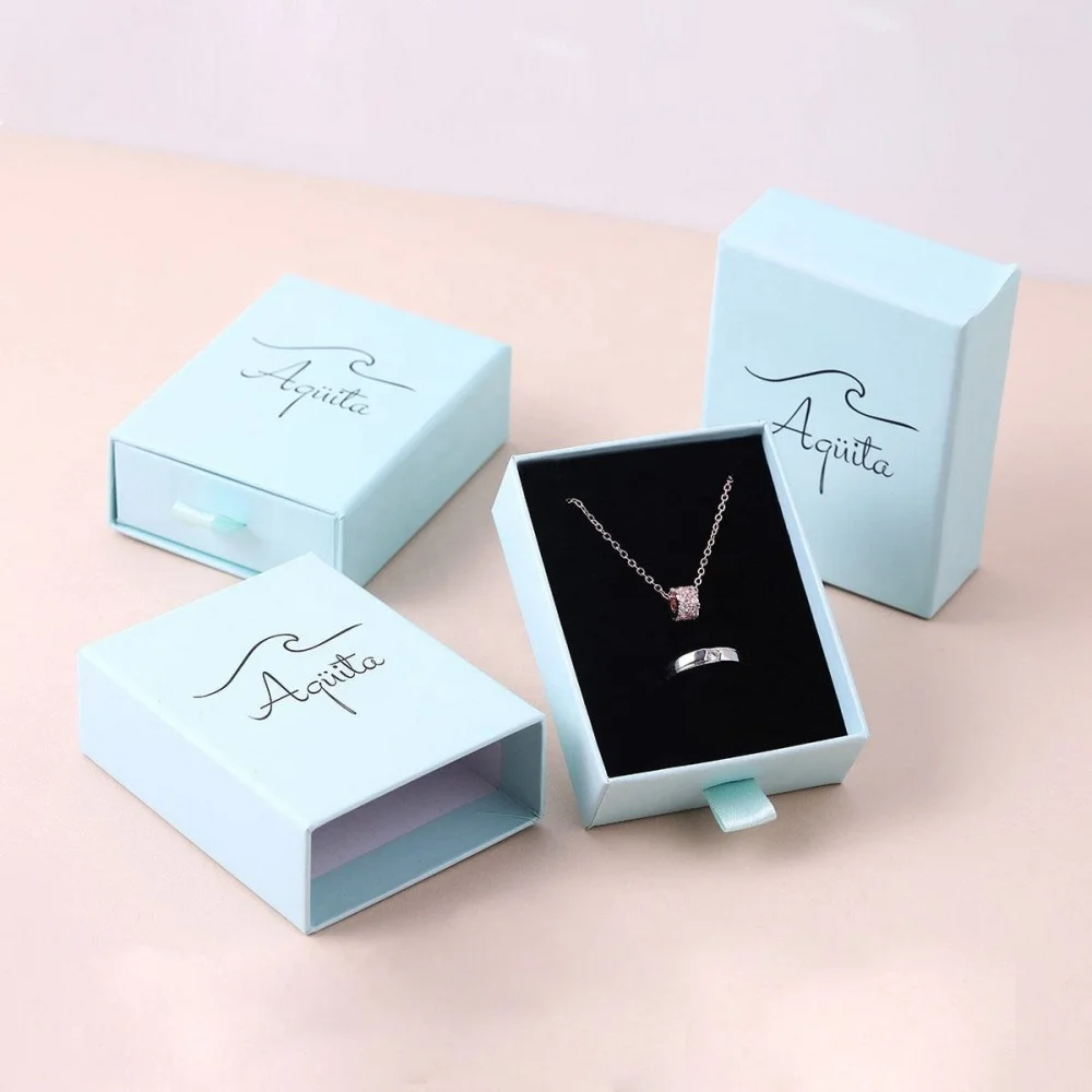 

20 шт., шкатулка для драгоценностей с ящиком, коробки для колец и ожерелья, бежевый, зеленый, серьги, браслет, ювелирные изделия, органайзер для путешествий, витрина, индивидуальное имя логотипа