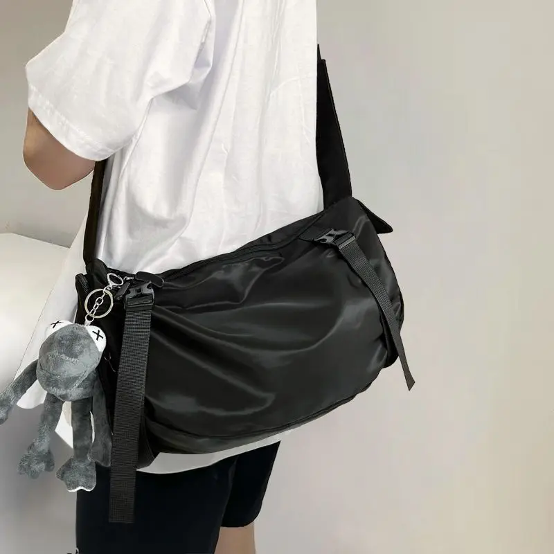 

New Nylon Functional Tooling Bag Man Crossbody Bag Fashion Brand Large Capacity Shoulder Bag Sports Backpack Fashion Boy Package