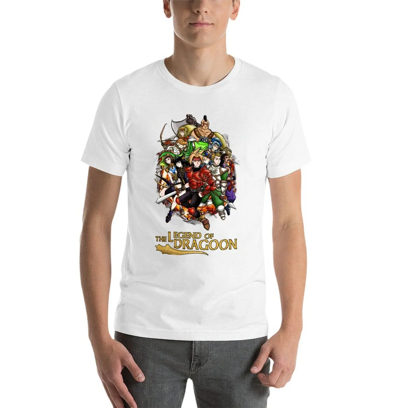 The Legend of Dragoon Heroes T-Shirt men t shirt cotton 100% t shirt man plain man t shirts for men
